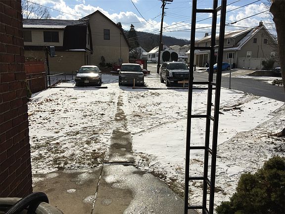 Rear yard and parking
