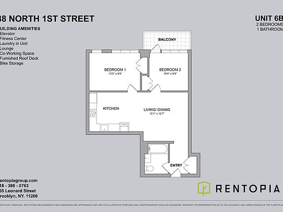 2nd image of 88 N 1st St #3J