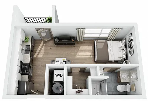 Floor plan Studio A
