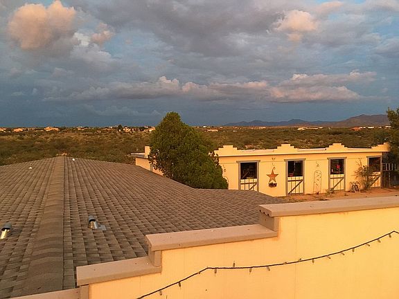 View east from deck