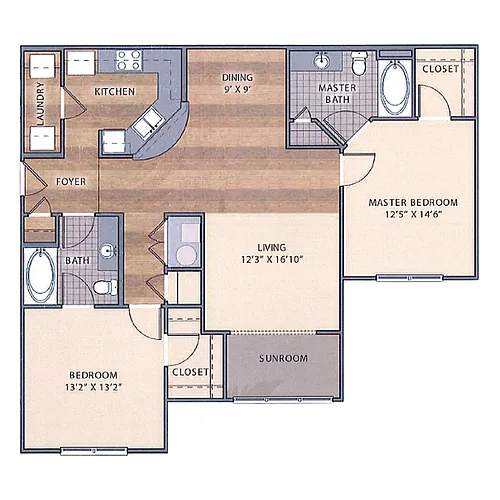 Floor plan Live Oak Phase 1