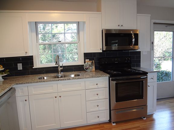 Kitchen view to back door