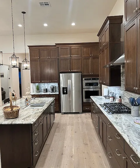Kitchen side view