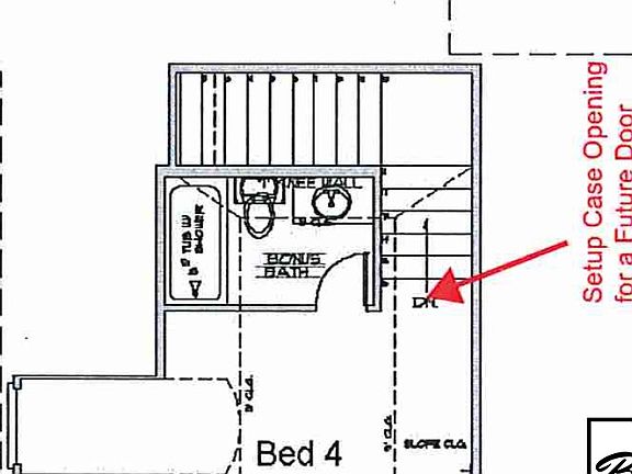 Second floor floor plan 
