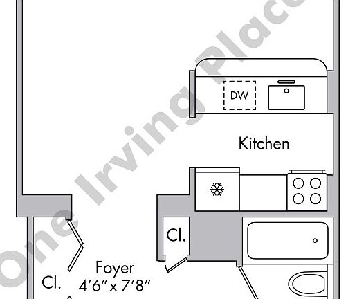 2nd image of 1 Irving Pl APT G19i