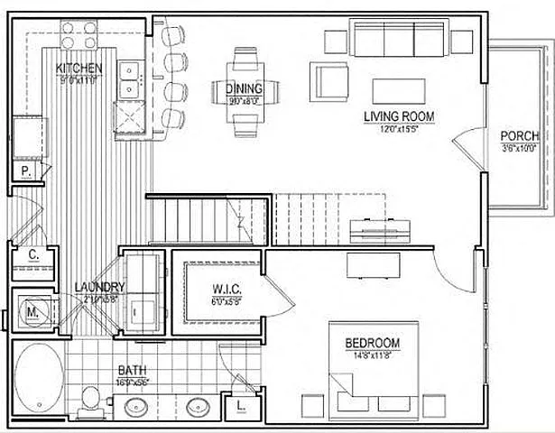 Floor plan A2 L