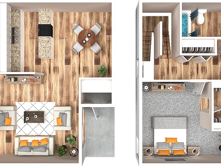 Two Bedroom One Bathroom Two Bedroom One Bathroom