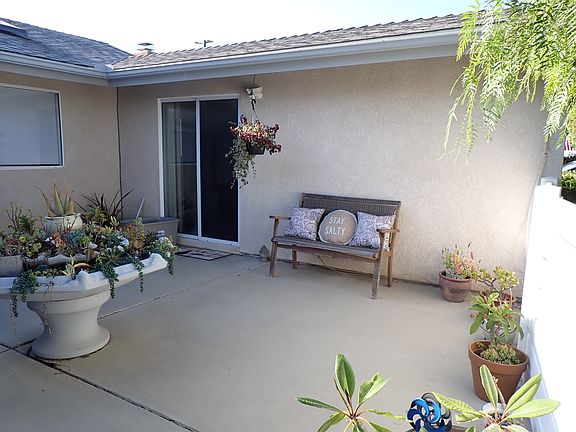 Enclosed front patio