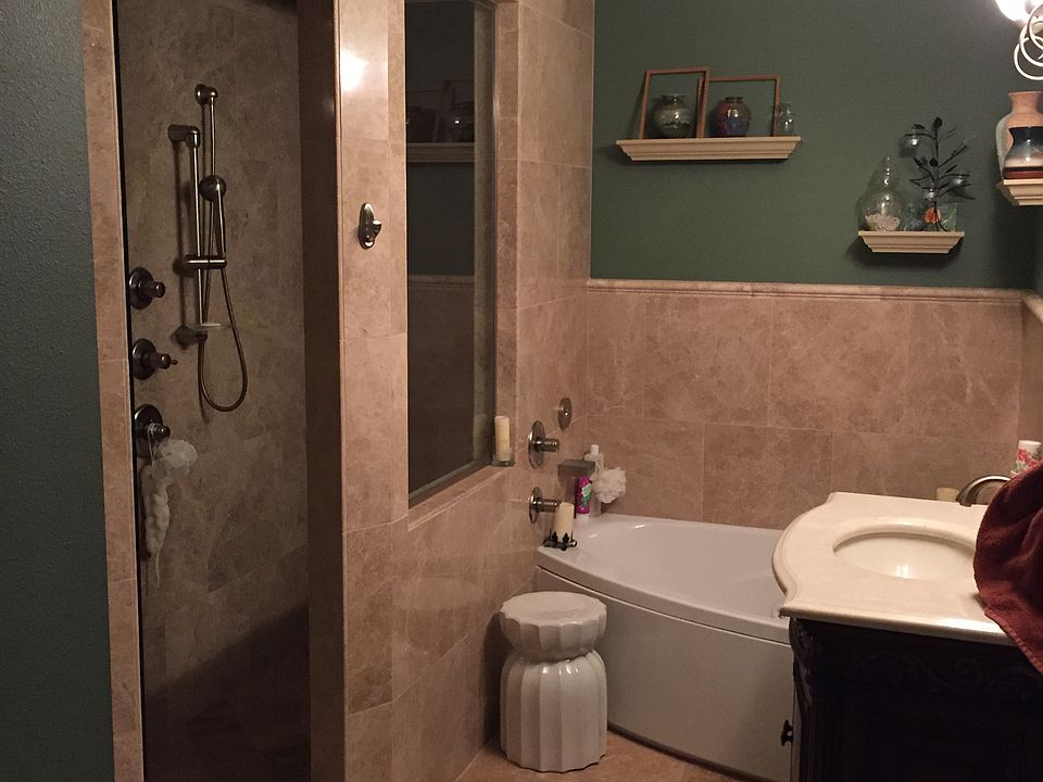 Polished marble showers