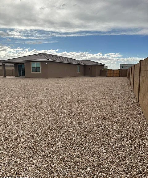 Large Backyard with Double Gates