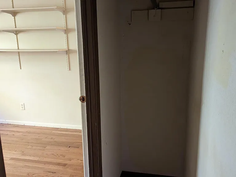 Very deep closet in bedroom 2