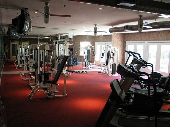 Cancel your gym membership and save money working out in the onsite fitness center.