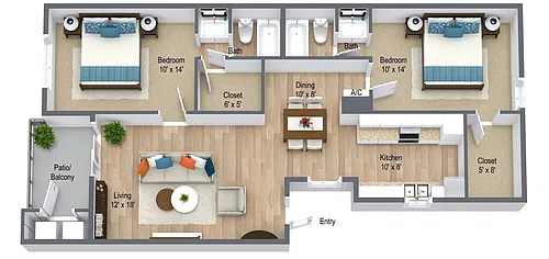 Floor plan B-4