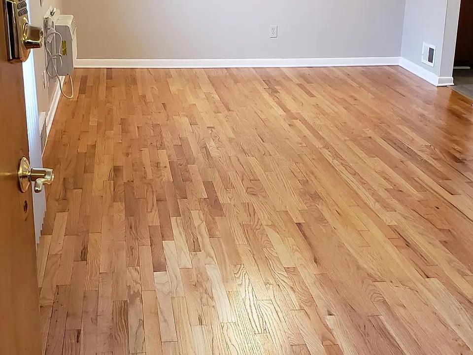 All units have refinished hardwood floors, although floor colors may be different from apartment to apartment.