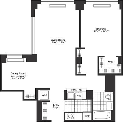 2nd image of 535 W 23rd St APT N9k