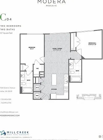 C04 - Two Bedroom Two Bath C04 - Two Bedroom Two Bath