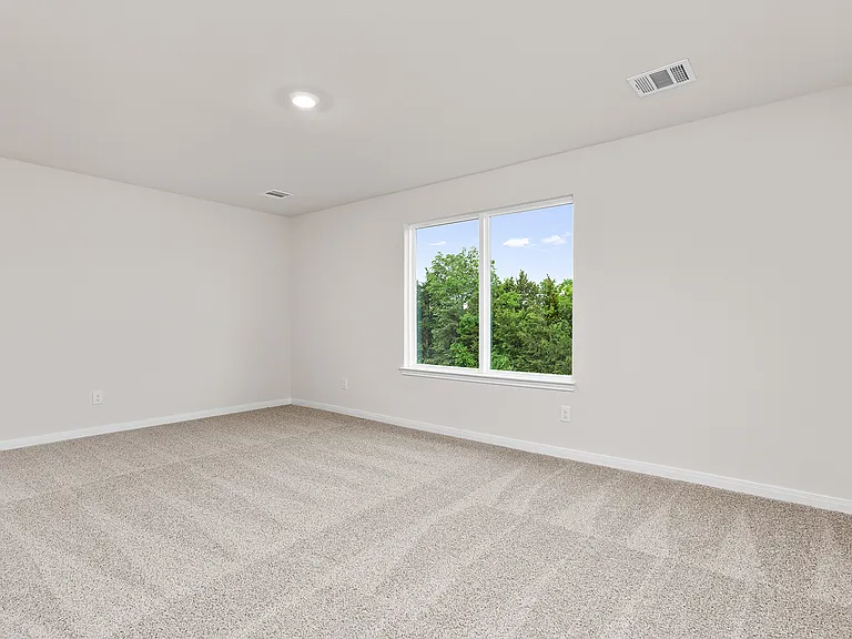 The secondary bedrooms are a great space for a children's bedroom, guest room, or home office.