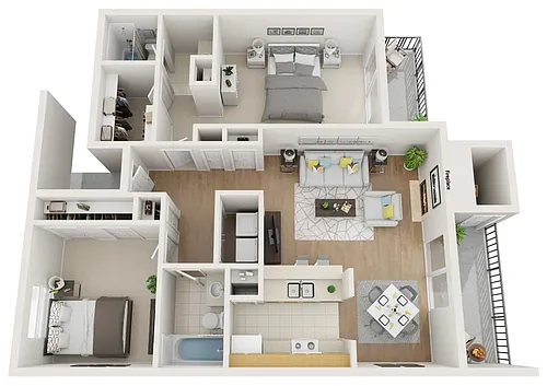 Floor plan B2