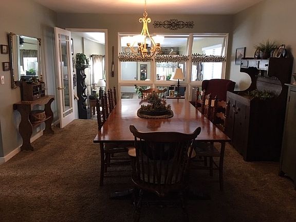 open concept dining room