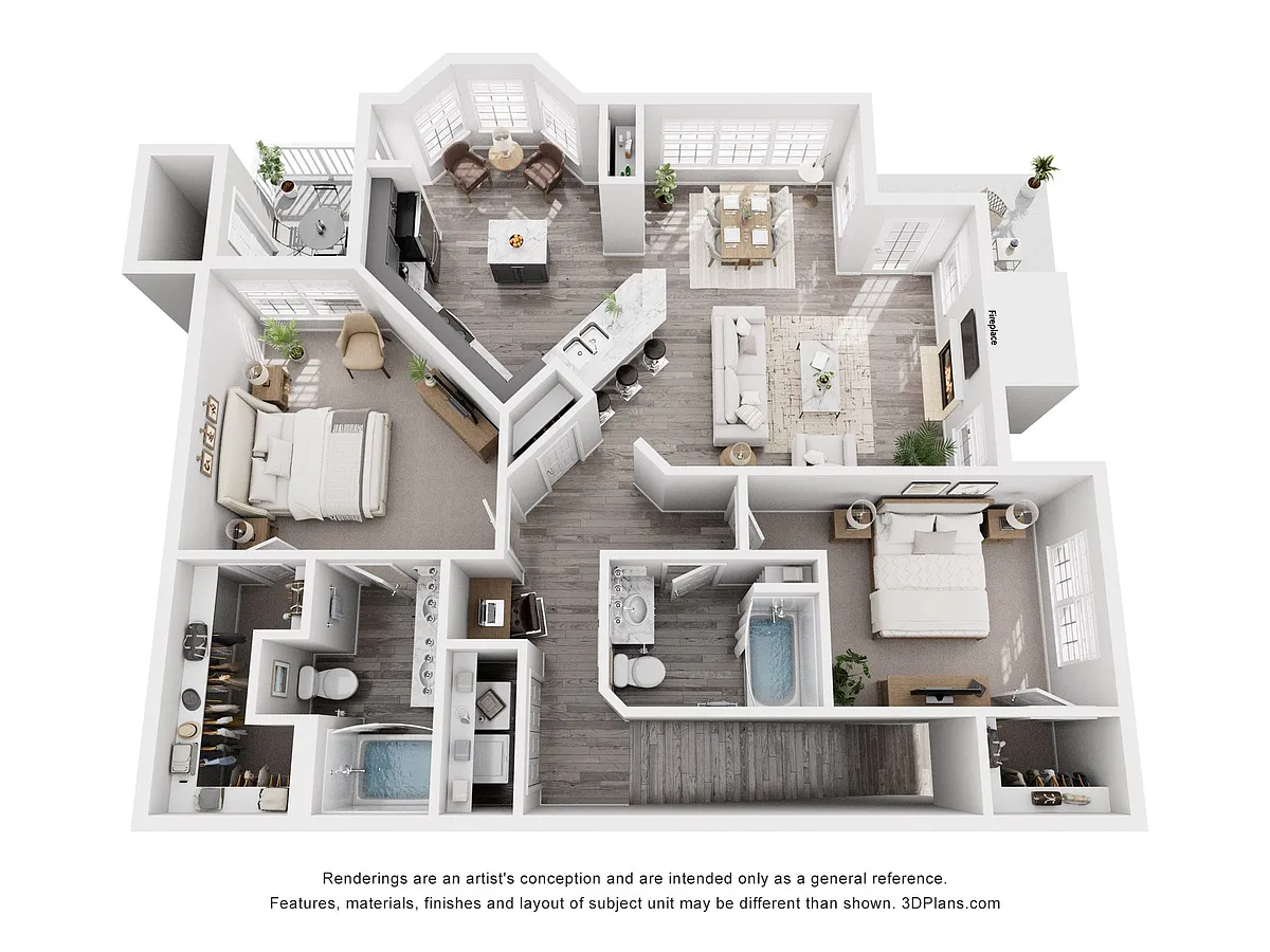 Floor plan B3