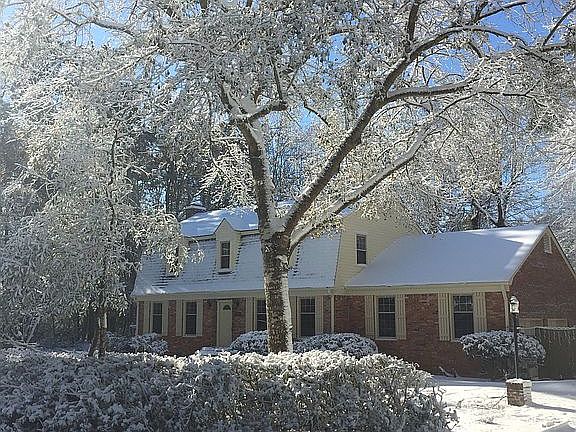 Rare & beautiful snow storm