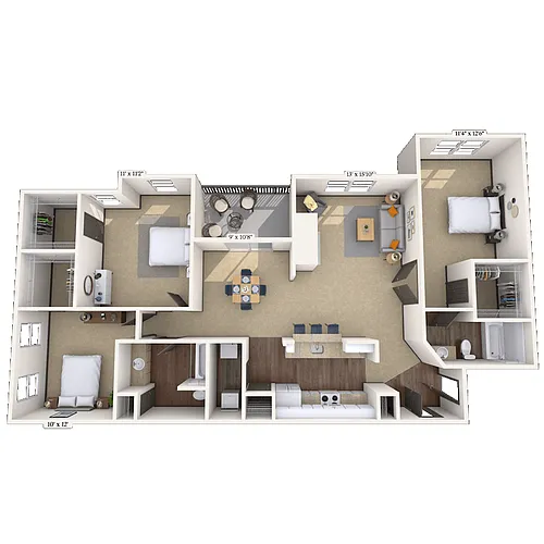 Floor plan The Rosewood