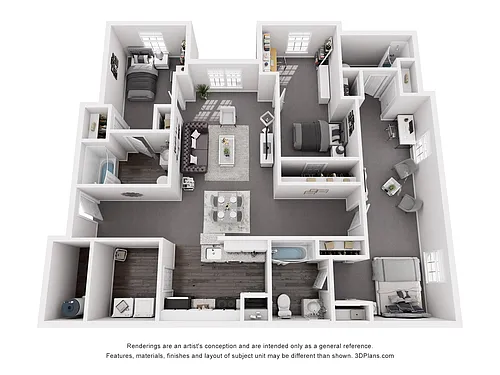 Floor plan 3x3 Renovated