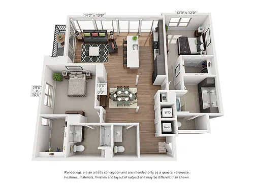 Floor plan B8