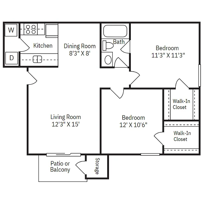 Floor plan B1