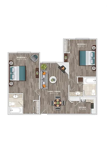 Floor plan B2