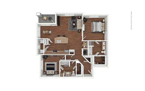 Floor plan The Custer