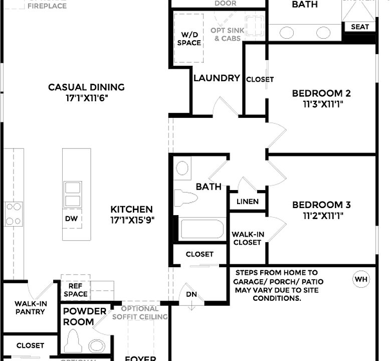 Westview Plan, Regency at Holly Springs Journey Collection, Holly