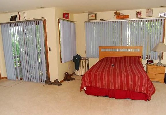 Master Bed with Deck