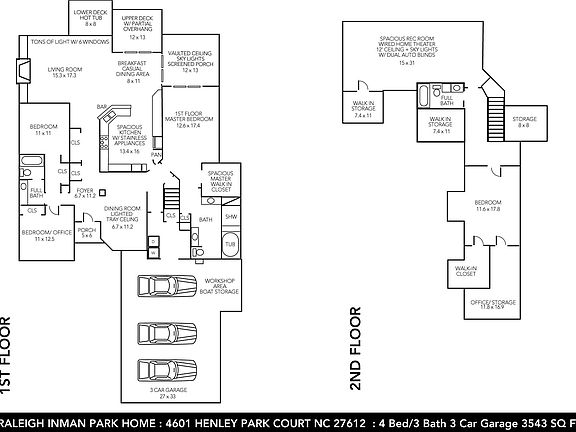 3 1st Floor Bedrooms