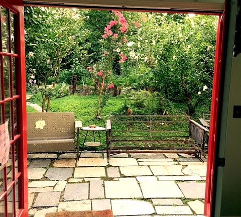 From the living room out to your patio