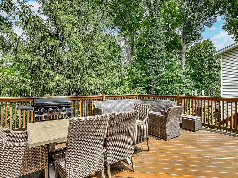oversized deck!