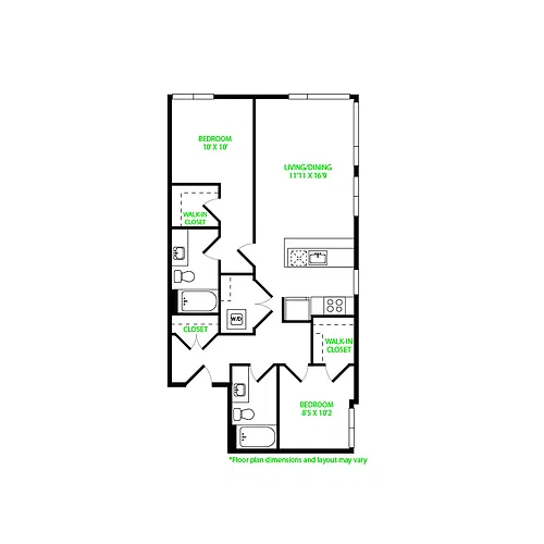 Floor plan 2.3E MFTE