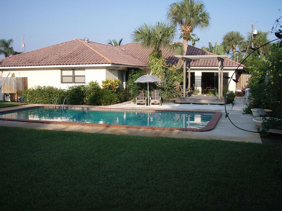 Backyard looking at the main house
