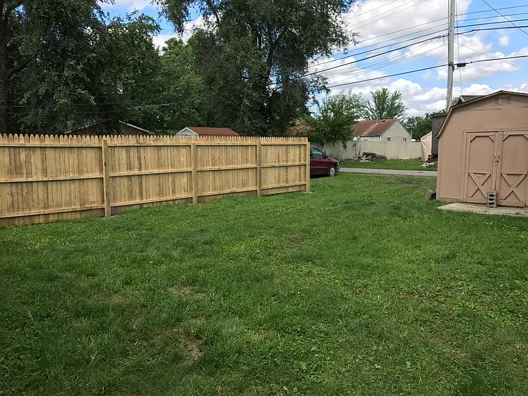 Backyard view