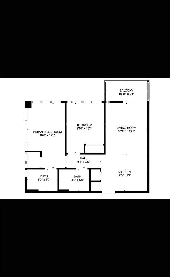 2 bed, 2.0 bath, 858 sqft, $4,000 — Photo 4