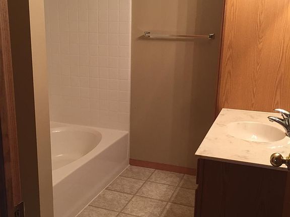 Upstairs bathroom, oversized bathtub