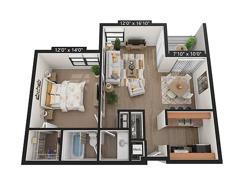 Floor plan Hibiscus