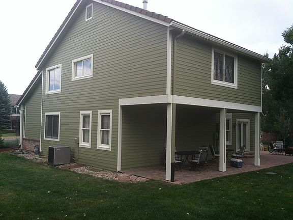 Rear Covered Brick Patio