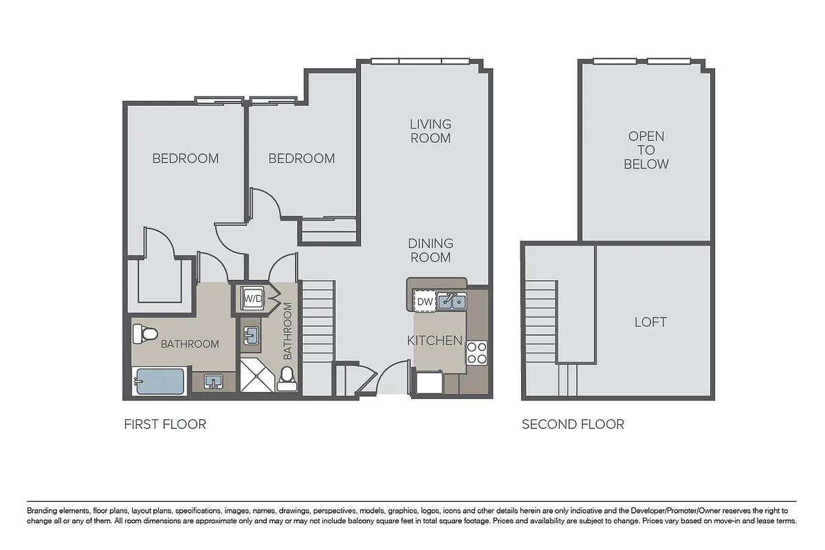 Floor plan Miramar Loft