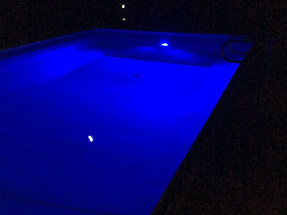 Pool at night