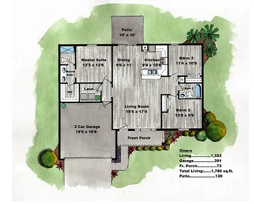 Floor plan Dinero Home