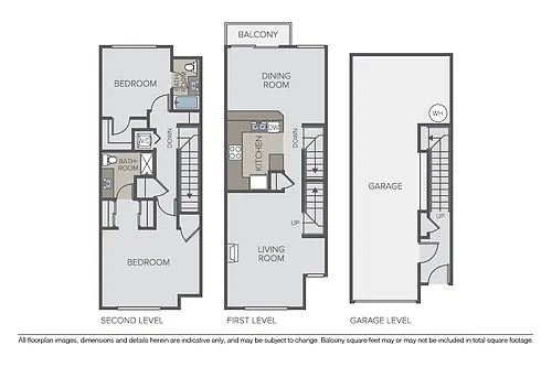 Floor plan Staccato Townhome