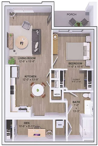 Floor plan 6A-1B