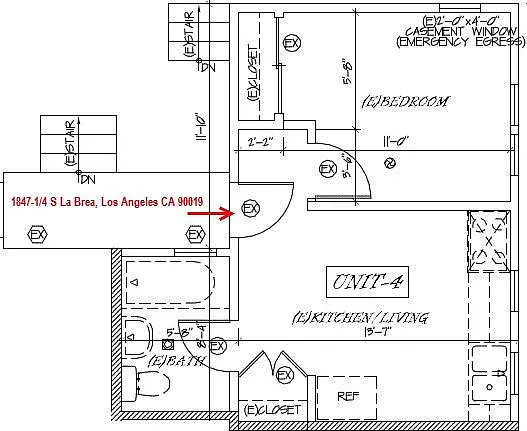 Unit 1849-1/4 LAYOUT