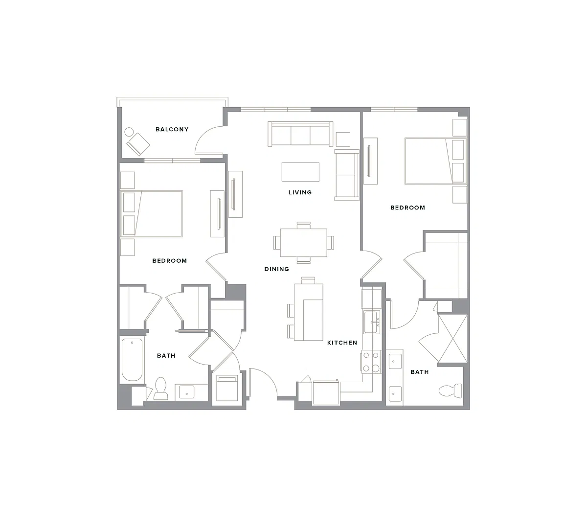 Floor plan C-B1